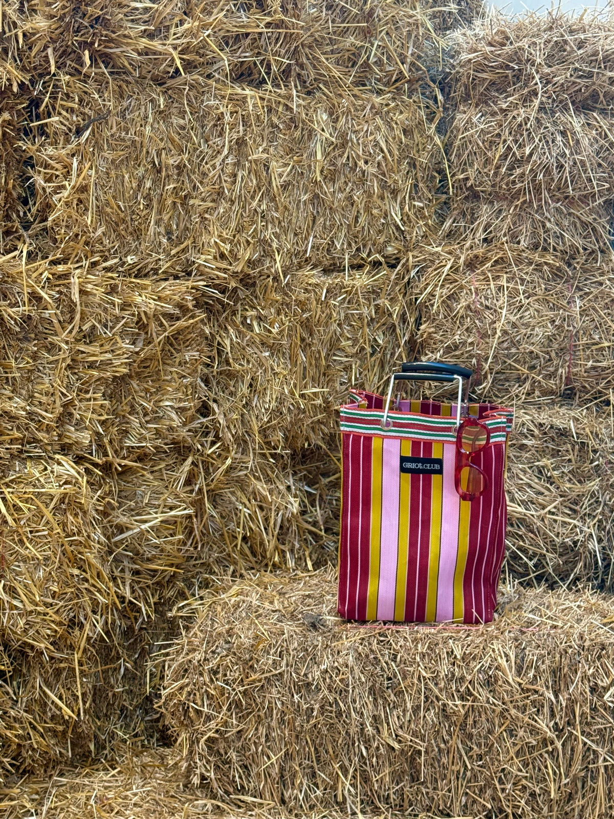 Tote bag Griot Summer Tote, detalle de las correas - Griot Club