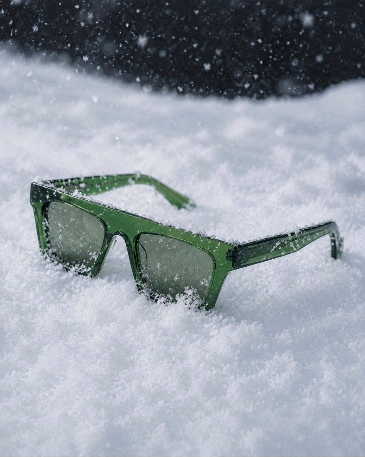 Lentes de sol Zurich Verde, detalle de acetato italiano - Griot Club